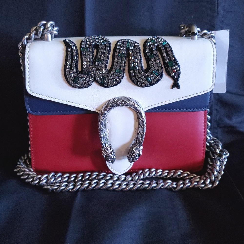 Gucci Dionysus embroidered leather mini bag